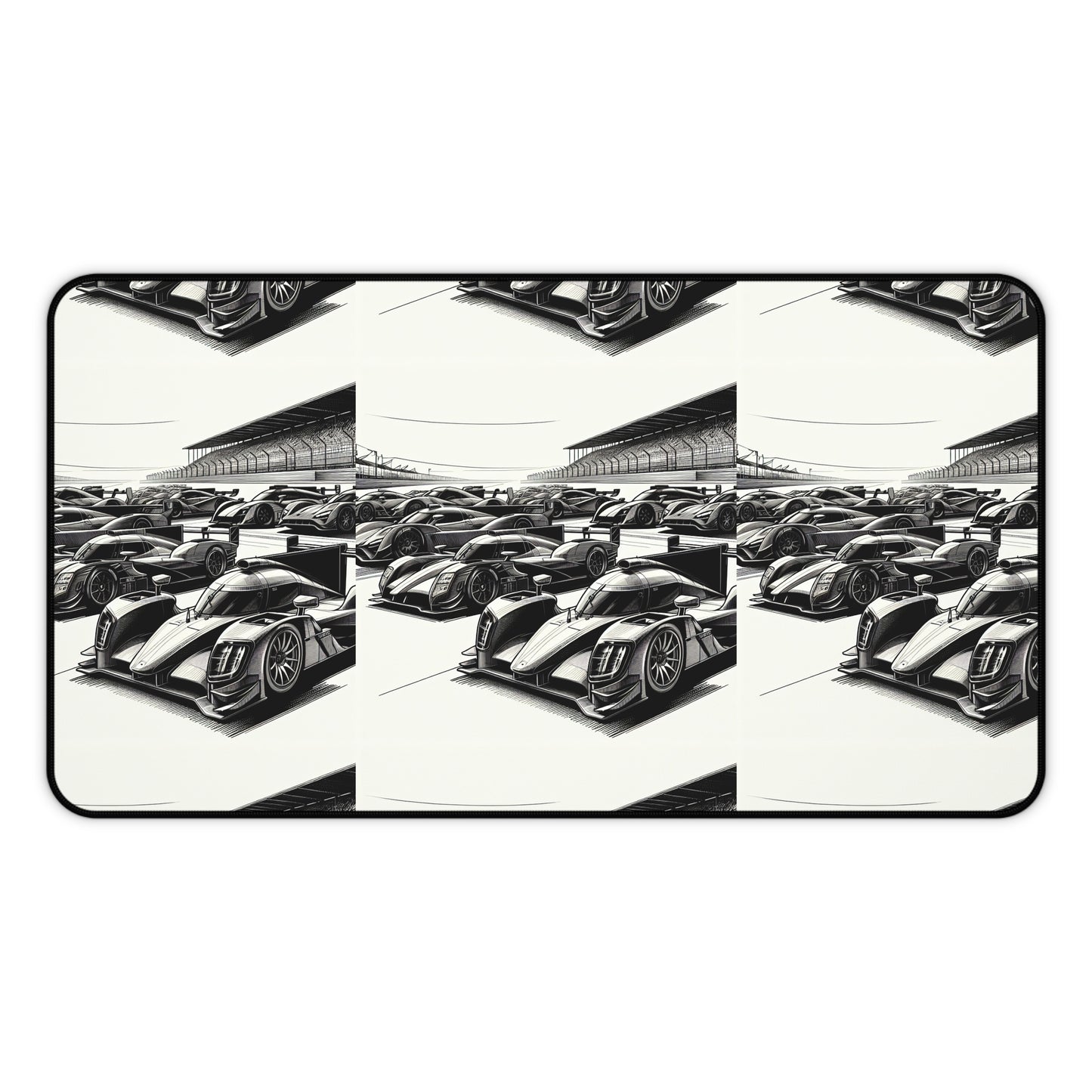 Racing Car Desk Mat, Speed-themed Workstation Accessory for Car Lovers, Gaming Desk Pad, Automotive Gift for Enthusiasts, Office Decor